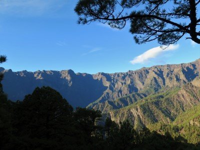 Cumbrecita Blick auf Roque, La Palma, wandern, tauchen, urlaub, kanaren, kanarische inseln