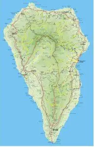 La Palma Wandern Karte Urlaub kanarische inseln kanaren Wanderwege wanderführer