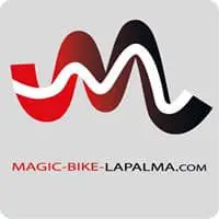 magic bike logo fahrad vermietung leihen fahrradverleih mountain bike mtb la palma  aktivitäten sehenswürdigkeiten