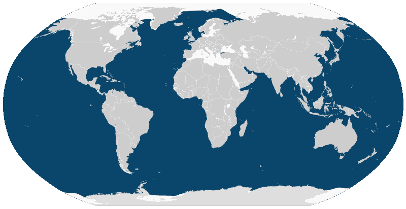 Buckelwal Megaptera novaeangliae Karte Verbreitung vorkommen