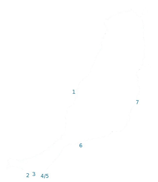 Fuerteventura tauchen tauchplätze Karte tauchurlaub tauchcenter tauchbasis