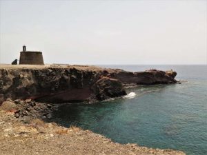 Castillo de las Coloradas Lanzarote Playa Planca Sehenswürdigkeiten Kanaren Kanarische inseln