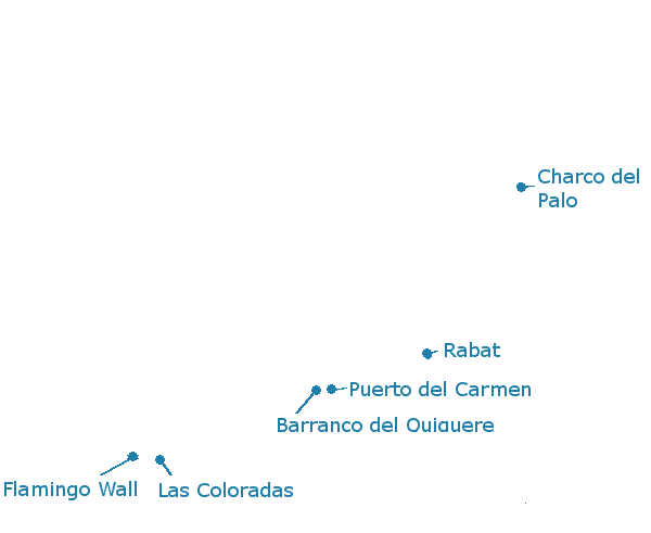 Lanzarote tauchen karte tauchplätze spots kanarische inseln kanaren
